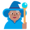 Mage- Medium Skin Tone emoji on Microsoft